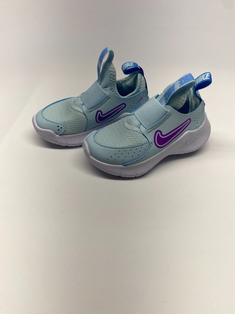 Nike Flex Runner Toddler PS Glacier Blue Hyper Violet Running Sz 8c